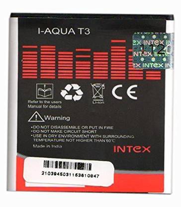 Intex Mobile Battery For  INTEX AQUA T3