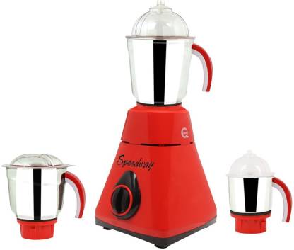Speedway MG16-361 New_MG16-361 750 W Mixer Grinder (3 Jars, Red)