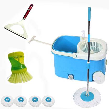 V-MOP wqw-90 Mop Set, Kitchen Wiper, Toilet Brush