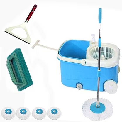 V-MOP wqw-92 Mop Set, Kitchen Wiper, Scrub Pad