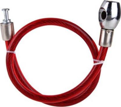 Excite Shoppers Cable Lock - Red - 01 Cycle Lock