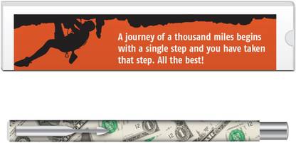 PARKER Vector Dollar Roller Ball Pen with Bless Quote Roller Ball Pen