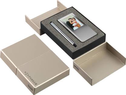 PARKER Vector Stainless Steel CT Roller Ball + Photo frame Pen Gift Set