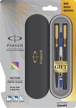PARKER Vector Matte Black GT Pen Gift Set