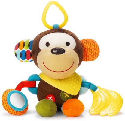SKIP HOP Bandana Buddies Soft Activity Toy, Monkey