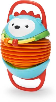 SKIP HOP Explore and More Musical Hedgehog Accordion Activity Toy, Multi