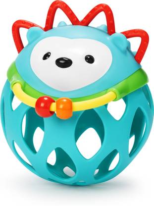 SKIP HOP Explore and More Roll Around Rattle Toy, Hedgehog Rattle