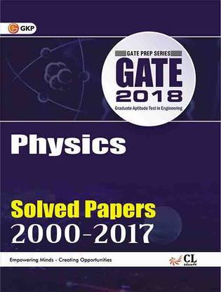 Gate Paper Physics 2018 (Solved Papers 2000-2017) 14 Edition