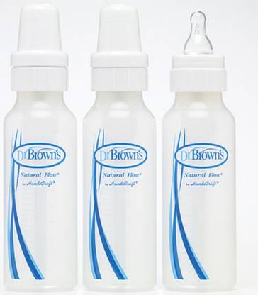 Dr. Brown's PP Standard baby Bottle, 1-Pack 3 + PP Standard baby 1-Pack 3 - 250 ml
