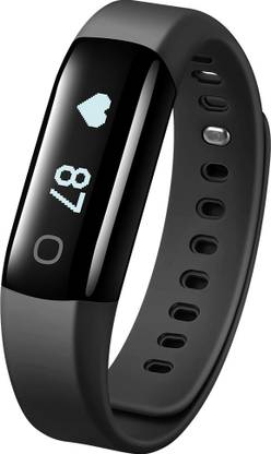 Lifesense Band 2 with Heart Rate monitor + Smart Activity tracker + Call alert for Android and iPhone (Black) Fitness Band