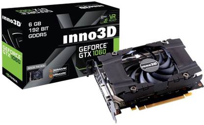 Inno3D N1060-2DDN-N5GN GDDR5 3 GB NVIDIA Chipset 192 bit 1708 MHz Graphics Card