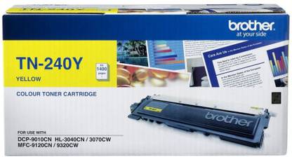 brother TN 240 yellow Toner cartridge use Brother HL-3040CN/MFC-9120CN/MFC-9320CW/DCP-9010CN. Yellow Ink Toner