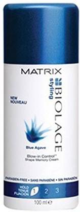 MATRIX Biolage Styling Blue Agave Blow-In Control Shape Memory Cream, 3.4 Ounce