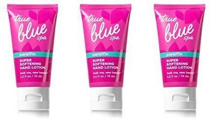 BATH & BODY WORKS True Blue Spa Look Ma New Hands Paraffin Super Softening Hand Lotion - Lot of 3