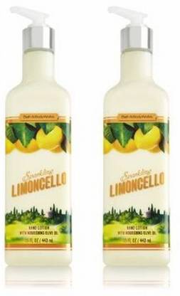 BATH & BODY WORKS Sparkling Limoncello Luxury Hand Lotion 2 Pack