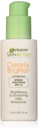 GARNIER Active Clearly Brighter Brightening & Smoothing Daily Moisturizer Spf 15