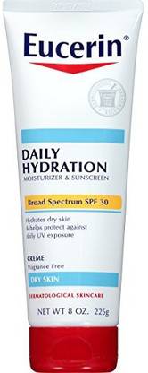 Eucerin Daily Hydration Broad Spectrum SPF 30 Body Cream