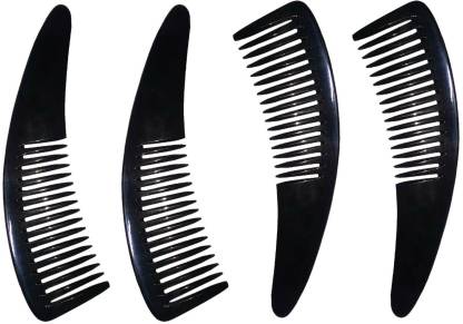Simgin Simgin Black Horn Comb (Pack of 4) Size- 7"