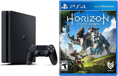 SONY Sony PlayStation 4 Slim 1TB Console - Horizon: Zero Dawn Bundle PS4 + Extra Controller 1 TB with Horizon Zero Dawn