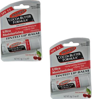 PALMER'S Dark Chocolate and Cherry Lip Balm Pack of 2 Cherry