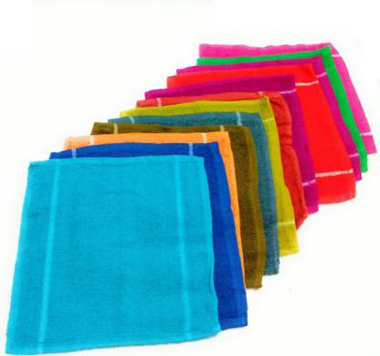 Cotton colors Cotton 200 GSM Hand, Face Towel Set