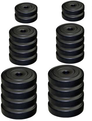 STARX 50 kg 50 kg PVC weight plates only Home Gym Combo
