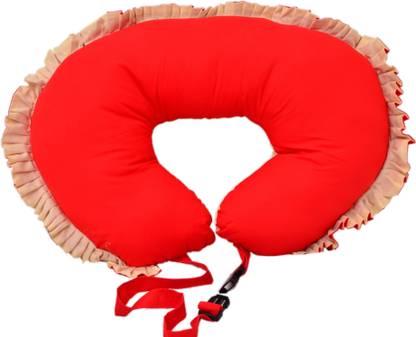 Get IT Polyester Fibre Dual pattern Feeding/Nursing Pillow