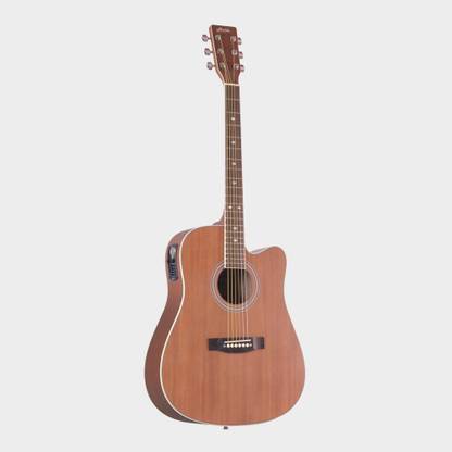 Hertz HZA-9000 Guitar with EQ Semi-acoustic Guitar Linden Wood Rosewood