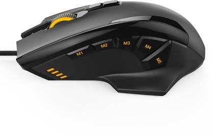 TECKNET M009 Hypertrack 16400dpi, 6 Adjustable Weight, Customizable Color Wired Laser  Gaming Mouse
