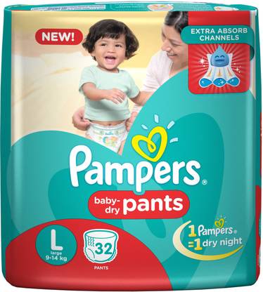 Pampers Pampers Pants Diapers Large - L