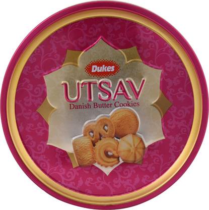 Dukes UTSAV Danish Butter Cookies Biscuit