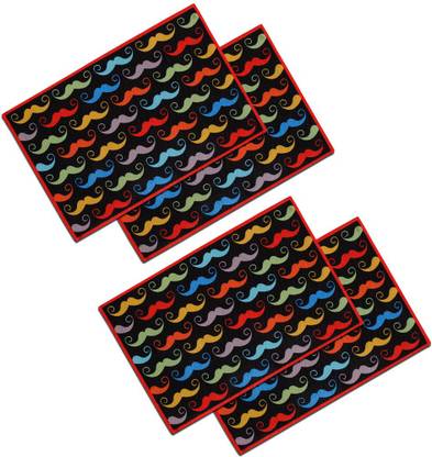 सेज बी निशा गुप्ता रेक्टेंगुलर 4 का पैक टेबल प्लेसमेट