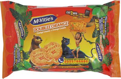 McVitie's Doublee Orange Biscuits Cream Filled Biscuit