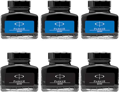 PARKER Quink Blue & Black Ink Bottle