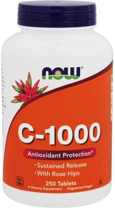 Now Foods C-1000 Rose Hips 250 Tablets