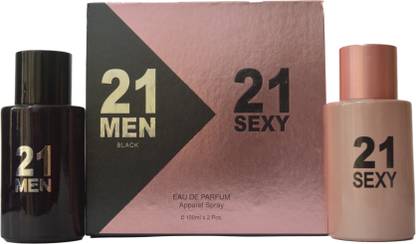 Perfume King 21 Men Black & 21 Sexy Combo Eau de Parfum  -  200 ml