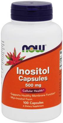 Now Foods NOW INOSITOL - 500MG 100 CAPSULES