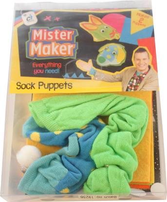 Mister Maker Sock Puppets Hand Puppets