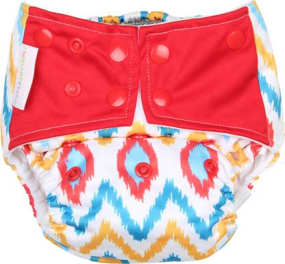 Superbottoms Superbottoms Plus AIO diaper for heavy absorbency (IKAT CHEVRON)