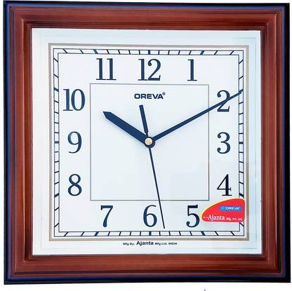 Ajanta OREVA Analog 25 cm X 25 cm Wall Clock
