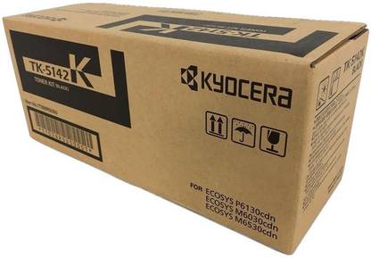 KYOCERA TK-5142 Black Toner Cartridge For Use ECOSYS M6530cdn ECOSYS P6130cdn Yield 5,000 pages @ 5% average coverage Black Ink Toner