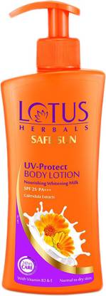 LOTUS HERBALS Sunscreen - SPF 50 PA+++ Safe Sun UV-Protect Body Lotion