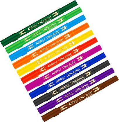Add Gel Add Gel Little Artist - Twin Tip Brush Pen - Pack of 2