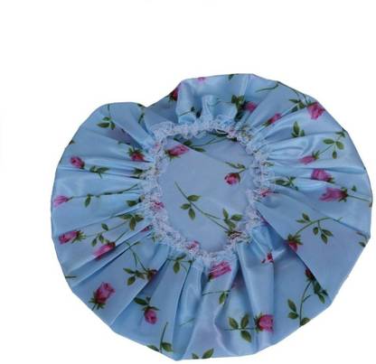 iSTORE Reusable Waterproof Elastic Printing 3 Pcs Bathing Shower Cap