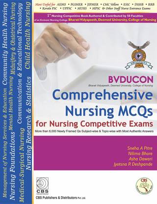 BVDUCON-Comprehensive Nursing MCQs for Nursing Competitive Exam  - NUR