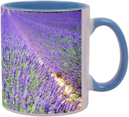 Arkist beautiful lavender flowers Ceramic Coffee Mug