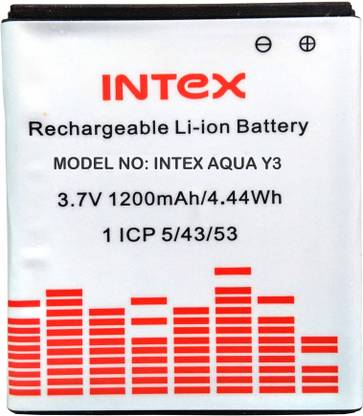 Intex Mobile Battery For  Aqua Y3