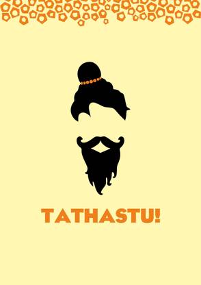 Tathastu Humor Poster (12 x 18 Inch) Paper Print