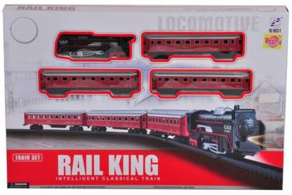 Dhawani Red Rail King Train Set With Front LED Light