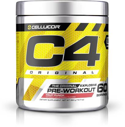 Cellucor C4 Pre Workout Explosive Energy 60 Fruit Punch